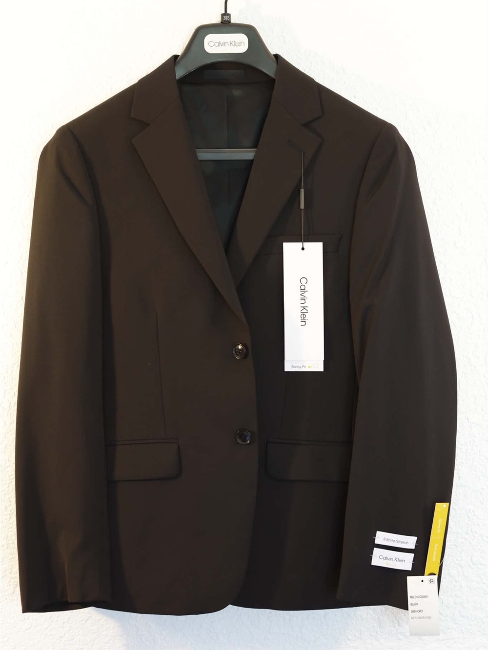 Calvin Klein Men’s Dark Brown Two-Button Blazer